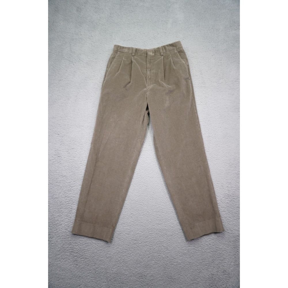 Vintage Eddie Bauer Pants Mens 34 Brown Cordury Straight Leg Altered‎ Size